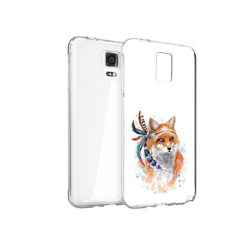 

Чехол MyPads Tocco для Samsung Galaxy Note 4 инду лиса, Прозрачный, Tocco