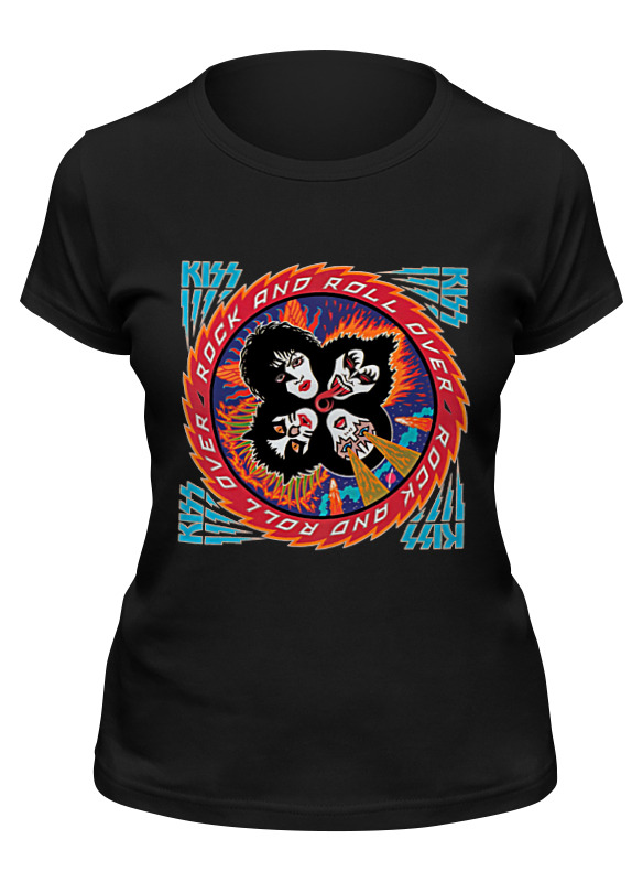 

Футболка мужская Printio Kiss band черная 2XL, Черный, Kiss band