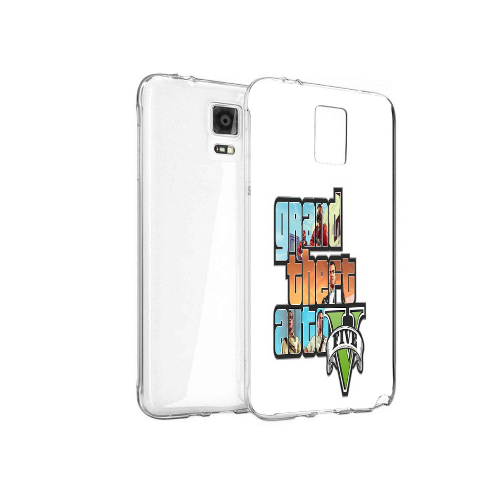 

Чехол MyPads Tocco для Samsung Galaxy Note 4 игра гта, Прозрачный, Tocco