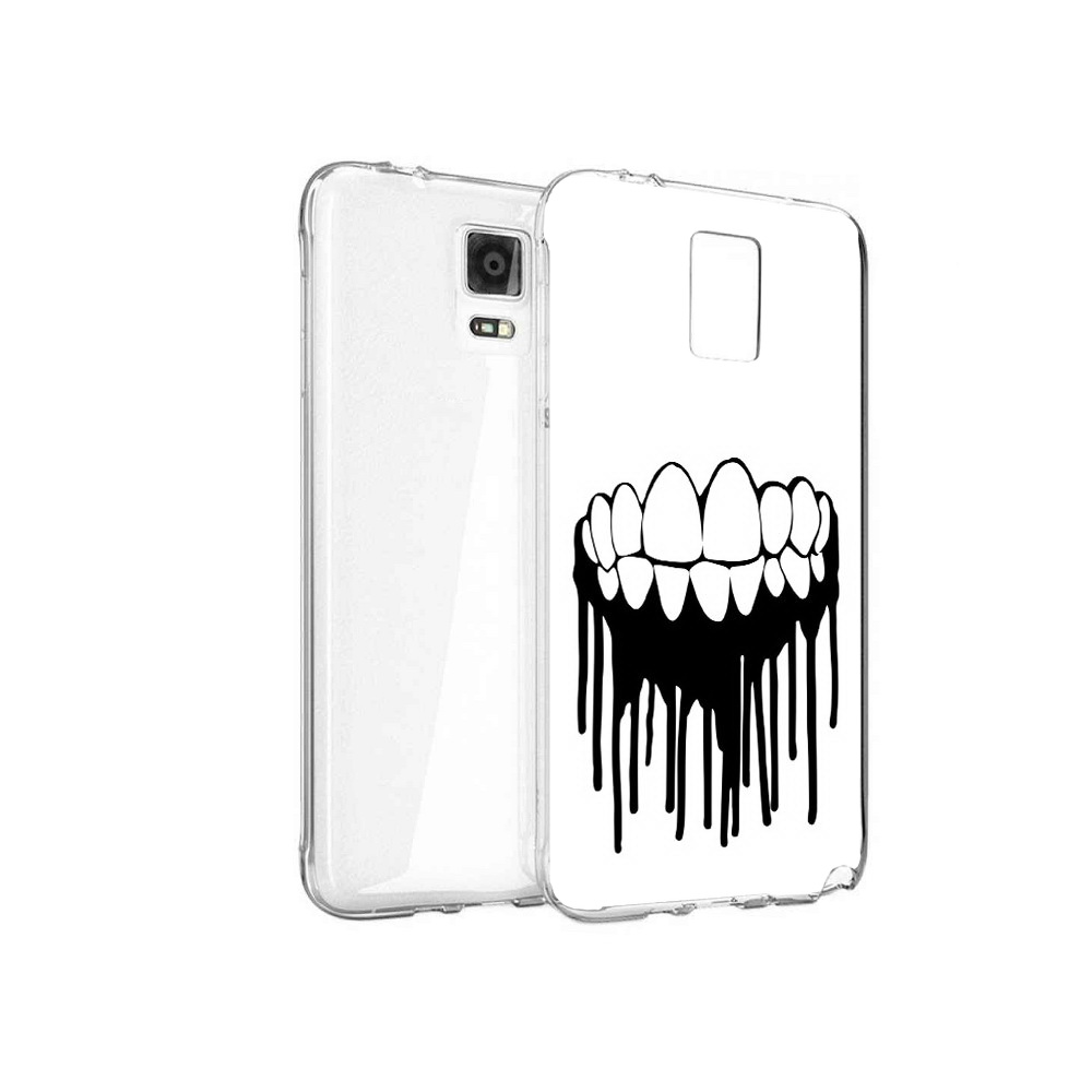 

Чехол MyPads Tocco для Samsung Galaxy Note 4 зубы, Прозрачный, Tocco