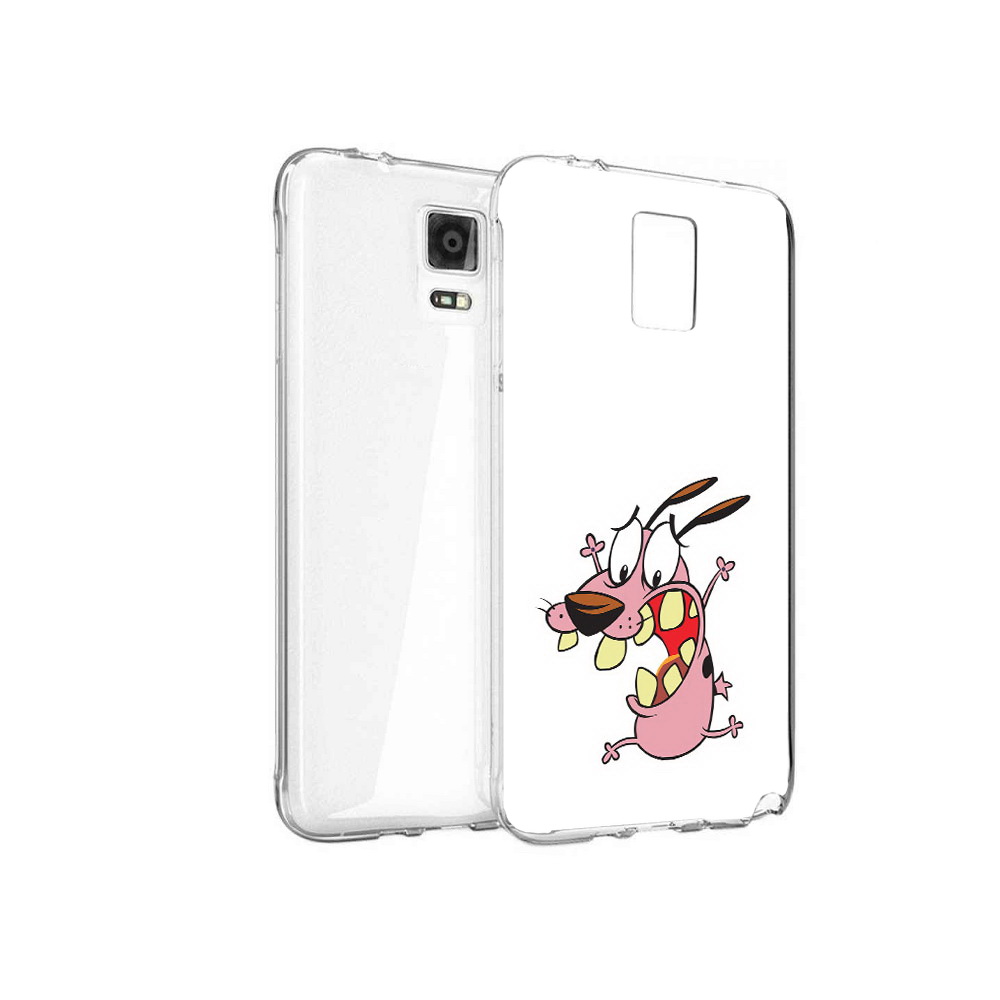 

Чехол MyPads Tocco для Samsung Galaxy Note 4 зубастый бобик, Прозрачный, Tocco