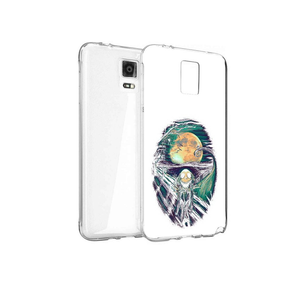 

Чехол MyPads Tocco для Samsung Galaxy Note 4 зубастое существо абстракция, Прозрачный, Tocco