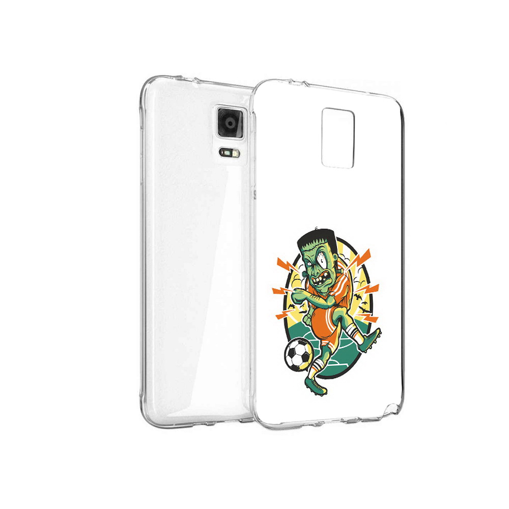 

Чехол MyPads Tocco для Samsung Galaxy Note 4 зомби футболист, Прозрачный, Tocco