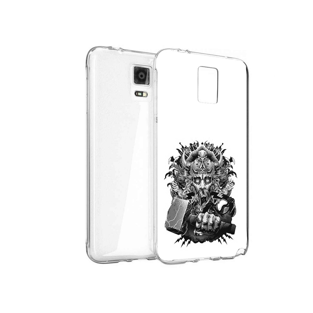 

Чехол MyPads Tocco для Samsung Galaxy Note 4 злой тор, Прозрачный, Tocco