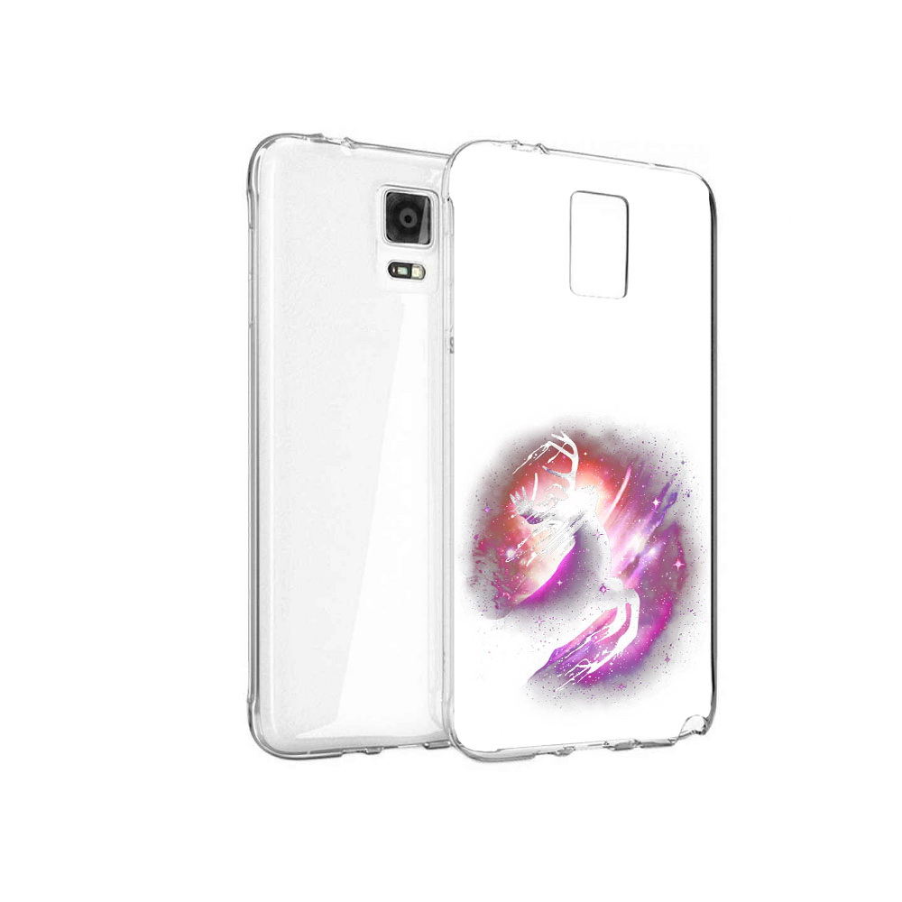

Чехол MyPads Tocco для Samsung Galaxy Note 4 звездный олень, Прозрачный, Tocco