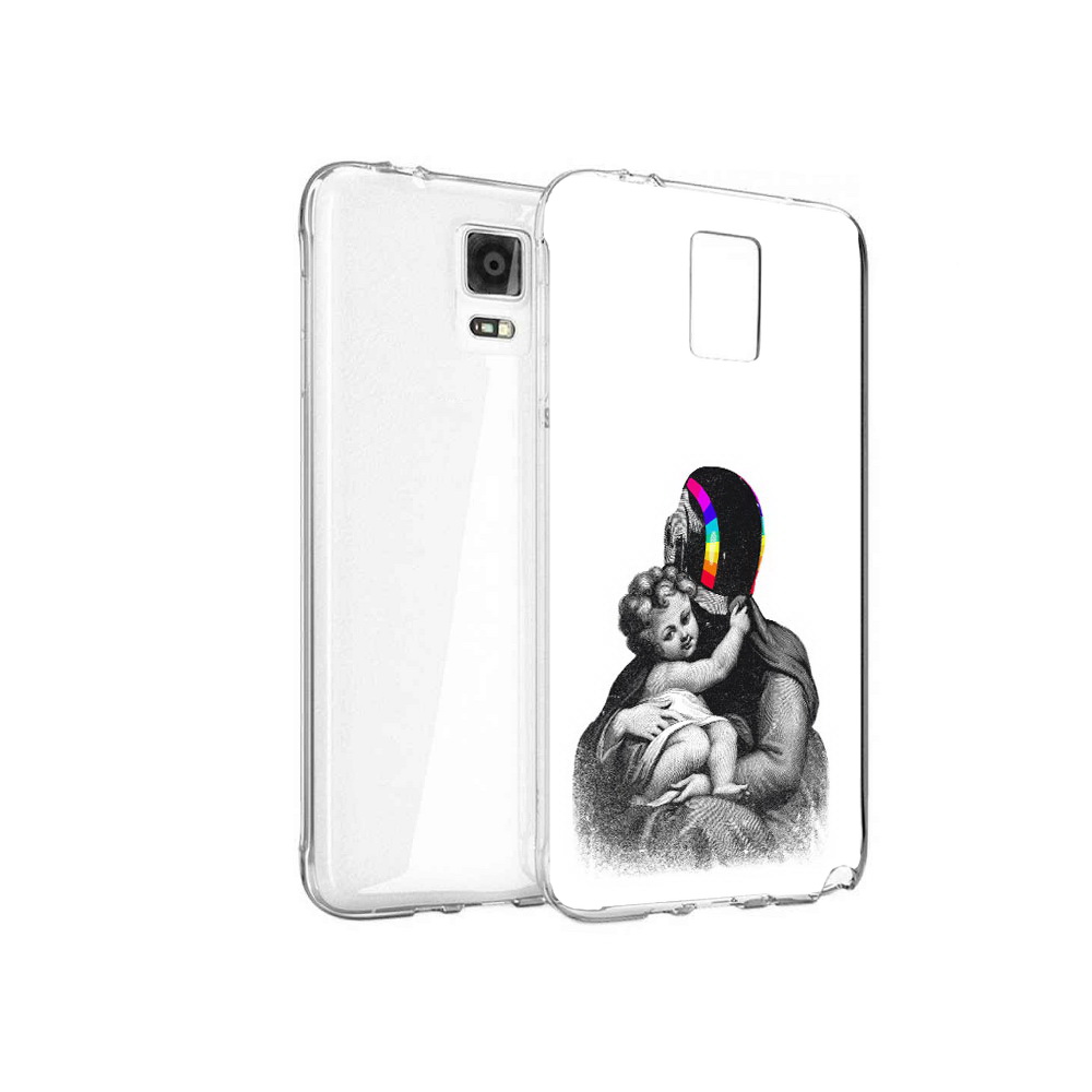 

Чехол MyPads Tocco для Samsung Galaxy Note 4 защитник в шлеме, Прозрачный, Tocco