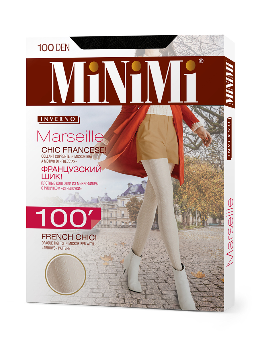 

Колготки Minimi Basic MARSEILLE 100 nero 3(M), MARSEILLE 100 (стрелочки микрофибра)