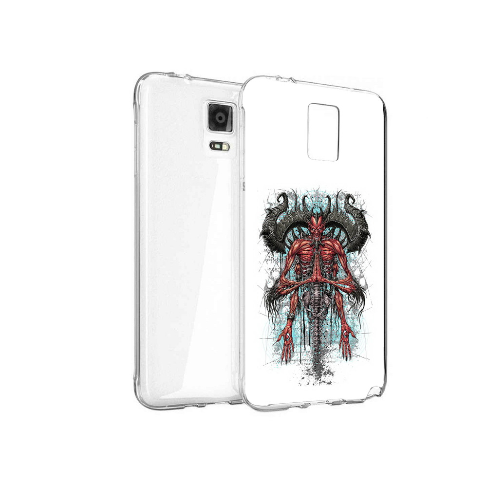 

Чехол MyPads Tocco для Samsung Galaxy Note 4 дьявол, Прозрачный, Tocco