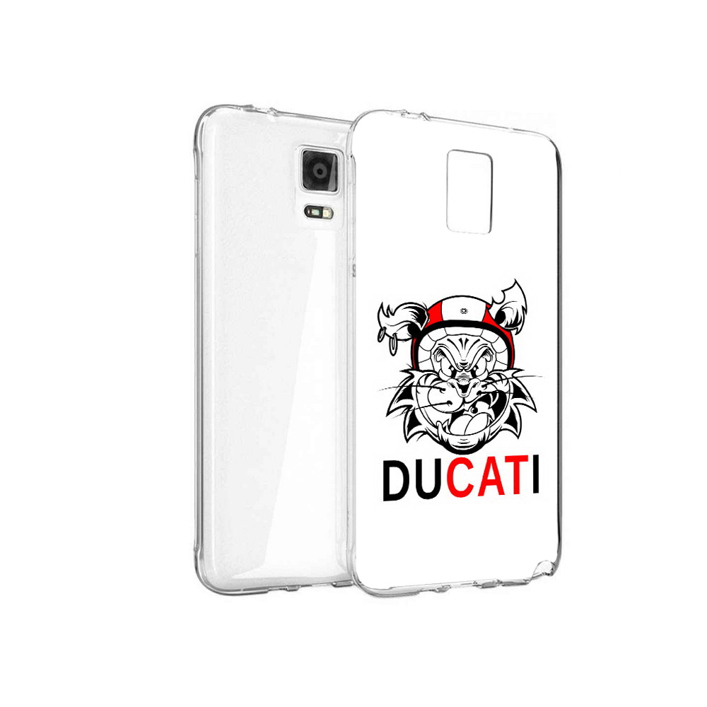 

Чехол MyPads Tocco для Samsung Galaxy Note 4 дукати, Прозрачный, Tocco