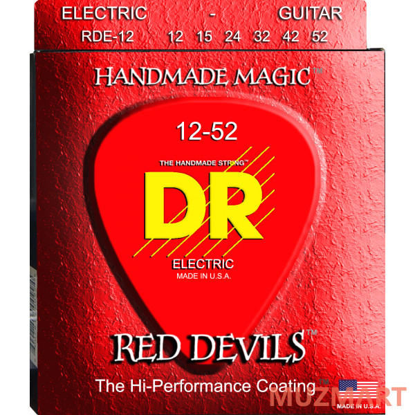 

DR RDE-12 RED DEVILS Струны для электрогитары