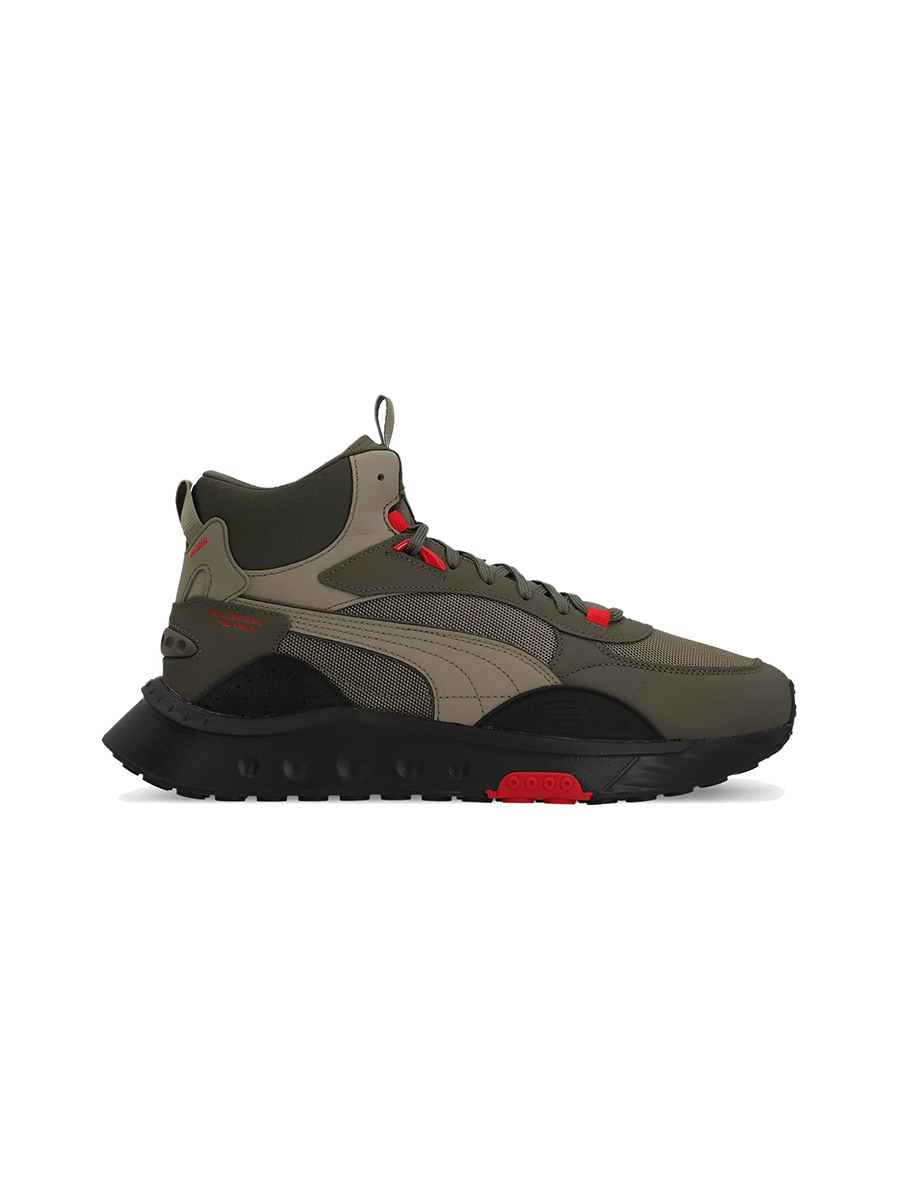 

Кроссовки женские PUMA Wild Rider Mid WS зеленые 38.5 EU, Wild Rider Mid WS