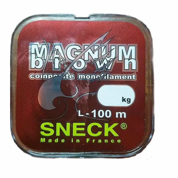 

Леска монофильная для рыбалки Sneck Magnum Brown d-0 (Brown, 3 шт. / 3 / 3 / 0.4 / 23.4 /, Magnum