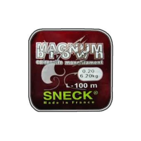 

Леска монофильная для рыбалки Sneck Magnum Brown d-0 (Brown, 3 шт. / 3 / 3 / 0.32 / 16 /, Коричневый, Magnum