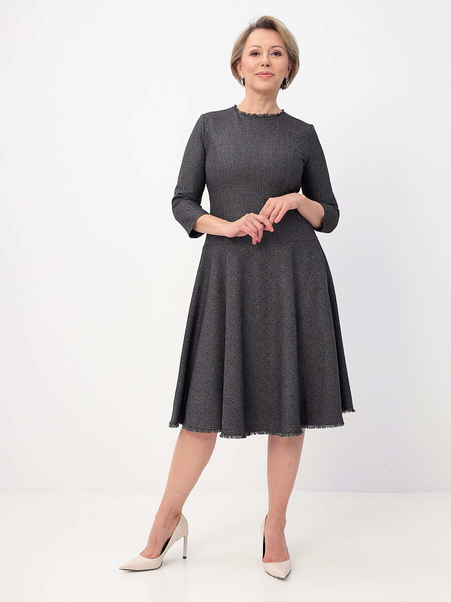 

Платье женское KATHARINA KROSS 01-00009272 серое M, Серый, 01-00009272