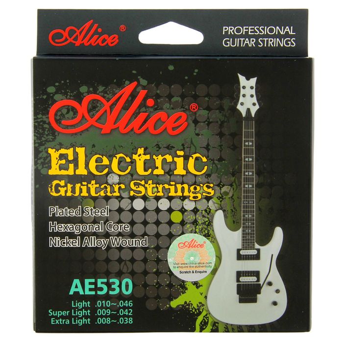 

Комплект струн электрогитары Alice AE530L 532 LIGHT
