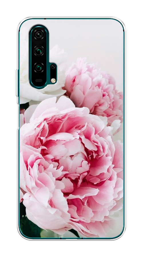 

Чехол на Honor 20 Pro "Розовые и белые пионы", Розовый;белый, 69350-2