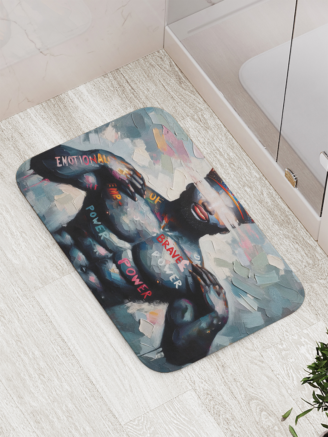 

Коврик для ванной и туалета мягкий JoyArty "Мужчина в короне", bath_sd1553