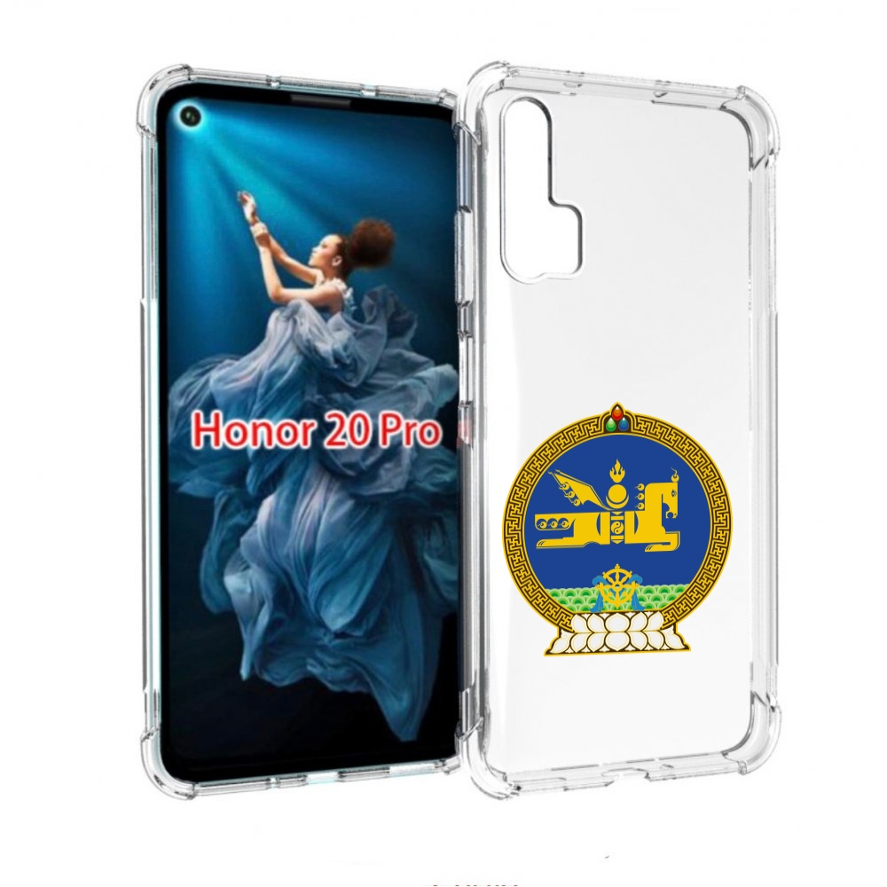 

Чехол бампер MyPads герб-монголия для Honor 20 Pro противоударный, Прозрачный, Tocco