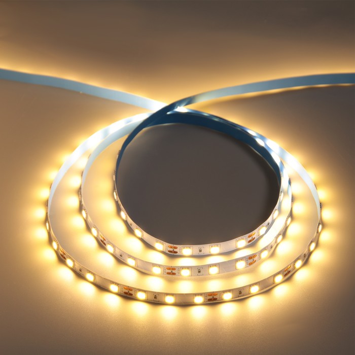 

Комплект светодиодной ленты «Эра» 5 м, IP20, SMD5050, 60 LED/м, 12 В, 2700К