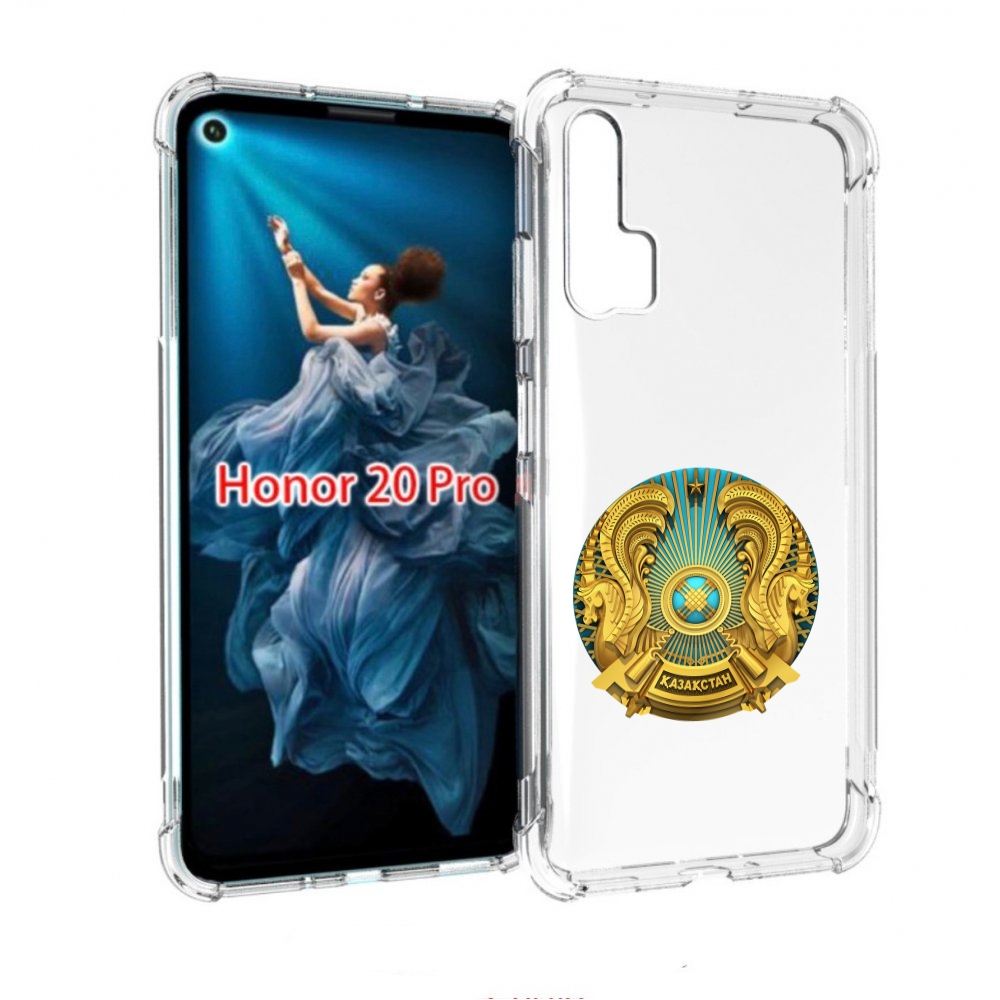 

Чехол бампер MyPads герб-казахстана для Honor 20 Pro противоударный, Прозрачный, Tocco