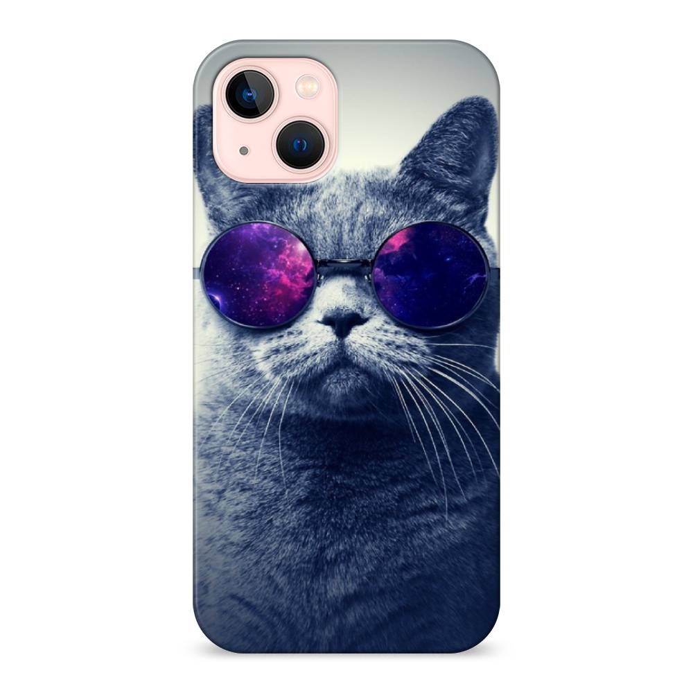 

Пластиковый чехол "Космический кот" на Apple iPhone 13, 14220-1