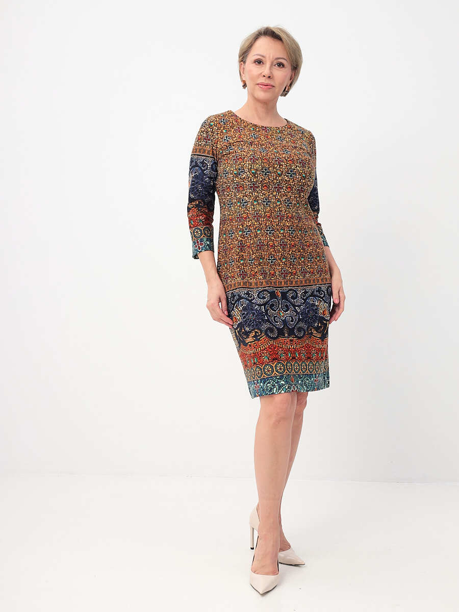 

Платье женское KATHARINA KROSS 01-00006980 коричневое 2XL, Коричневый, 01-00006980