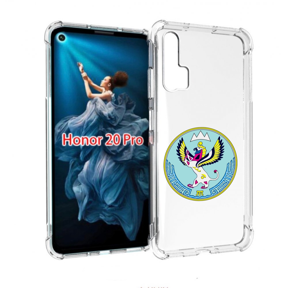 

Чехол бампер MyPads герб-алтаи-горно-алтаиск для Honor 20 Pro, Прозрачный, Tocco