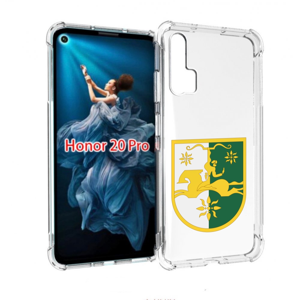 

Чехол бампер MyPads герб-абхазии для Honor 20 Pro противоударный, Прозрачный, Tocco
