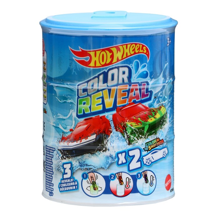 

Машинка Hot Wheels, меняет цвет, 2 штуки, набор-сюрприз в непрозрачной упаковке