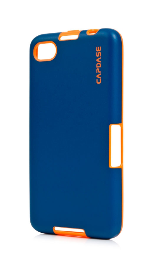 фото Силиконовый tpu чехол capdase soft jacket vika для blackberry z30 - сине-оранжевый