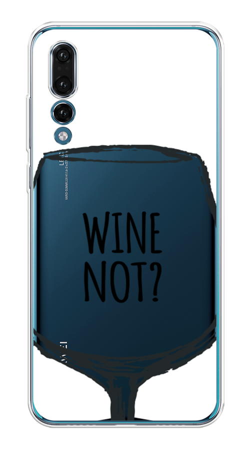 

Чехол на Huawei P20 Pro "Wine not white", Белый, 65050-6