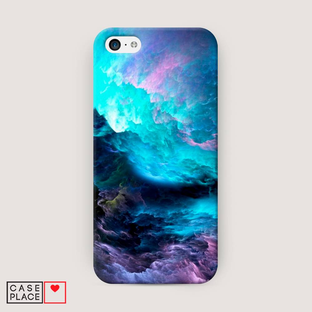 

Пластиковый чехол "Бирюзовое небо" на Apple iPhone 5C, 10220-3
