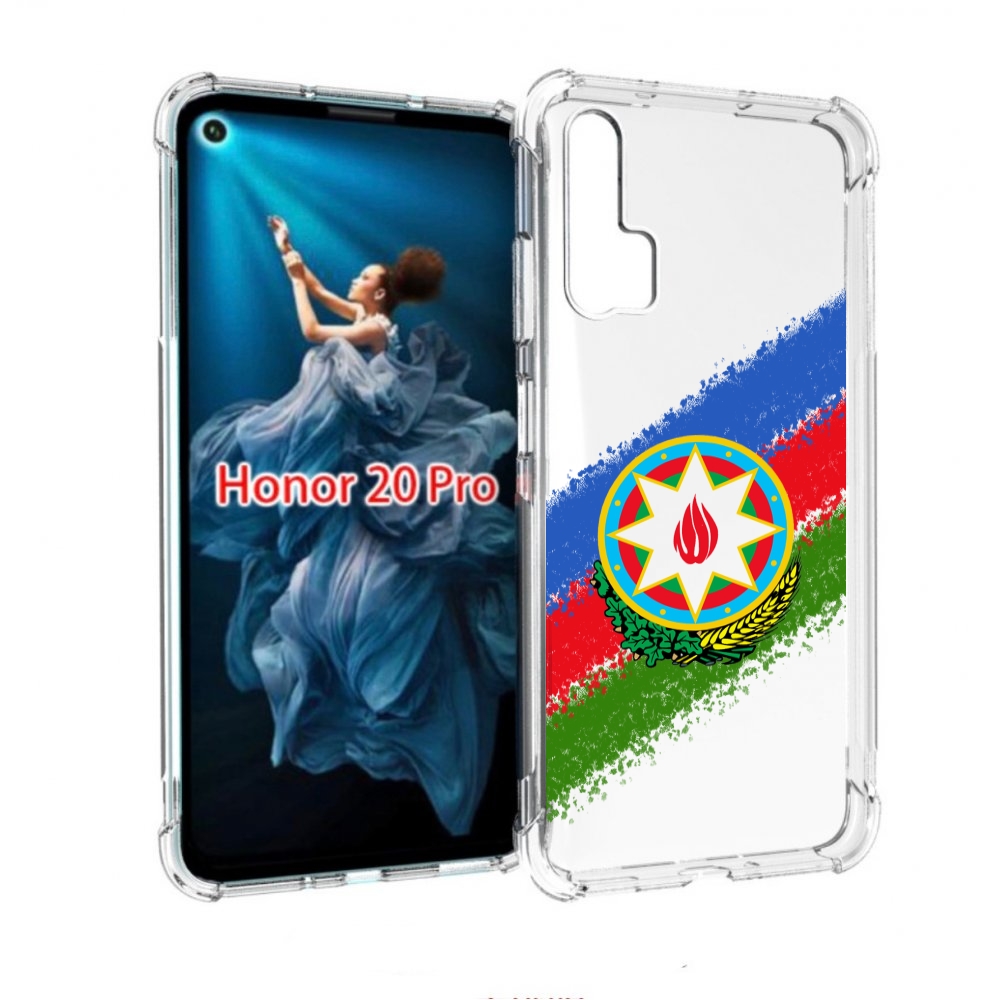 

Чехол бампер MyPads герб флаг Азербайджана для Honor 20 Pro прот, Прозрачный, Tocco