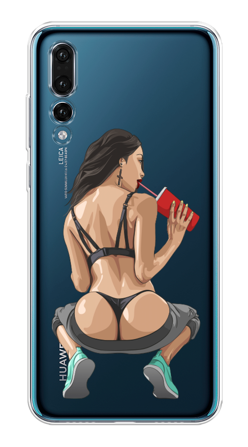 

Чехол на Huawei P20 Pro "Сочные булочки", Бежевый;красный;черный, 65050-6