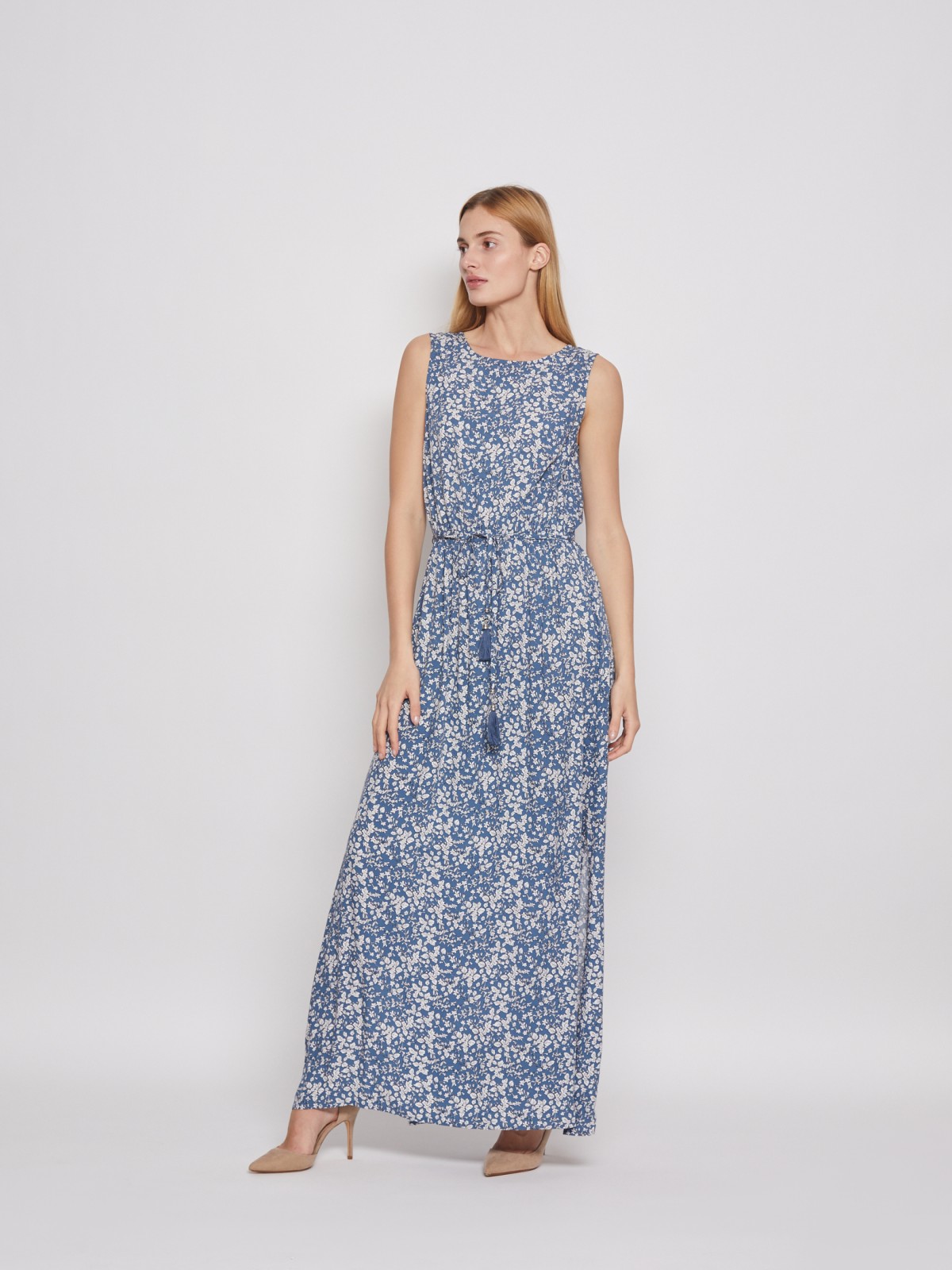 

Платье женское Zolla 02224827Y34355P0 голубое 2XL, 02224827Y34355P0