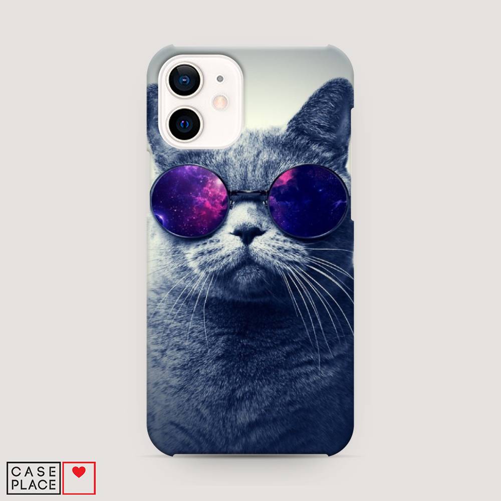 

Пластиковый чехол "Космический кот" на Apple iPhone 12 mini, 12620-1