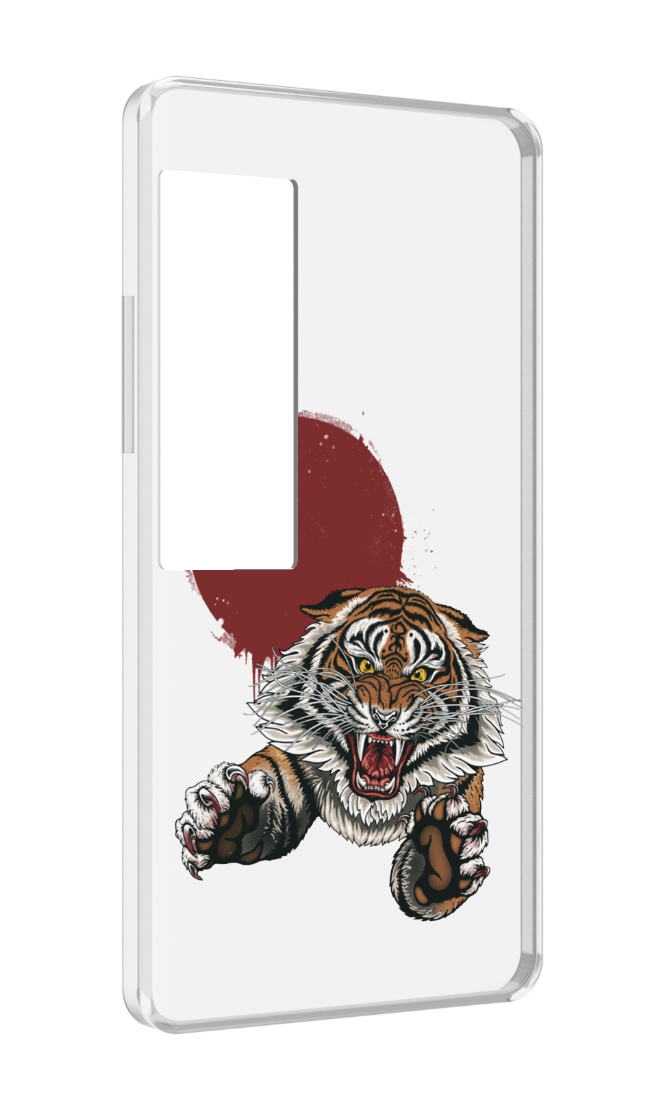 

Чехол MyPads Бросок тигра для Meizu Pro 7 Plus, Прозрачный, Tocco