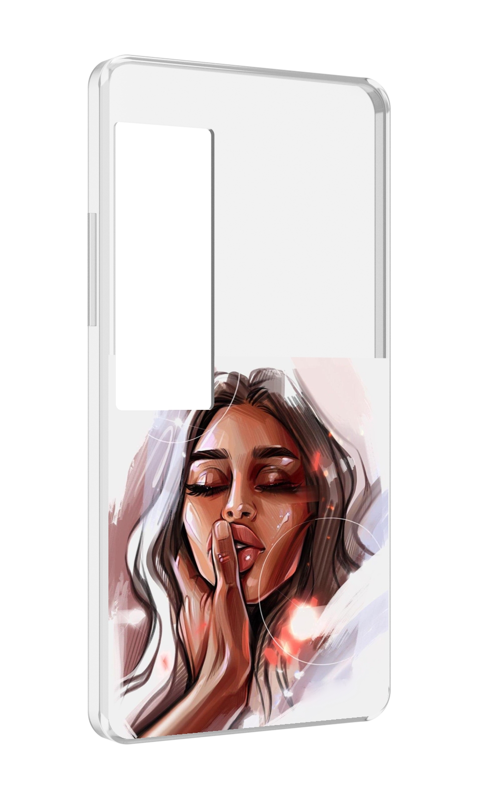 

Чехол MyPads Большие-губы женский для Meizu Pro 7 Plus, Прозрачный, Tocco