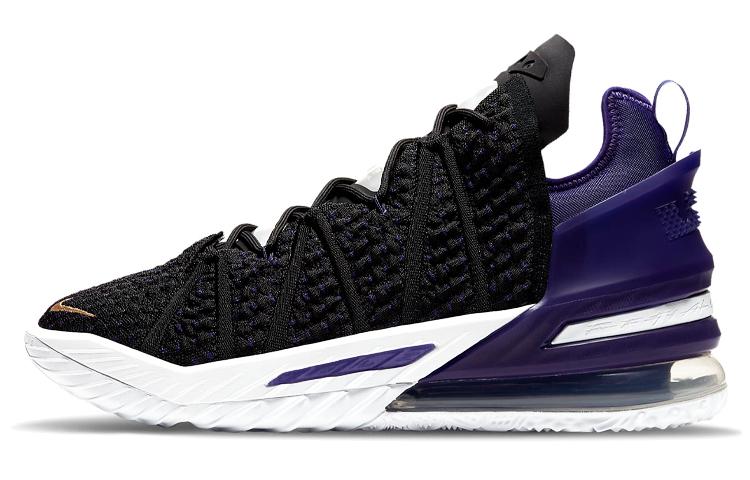 

Кроссовки унисекс Nike Lebron 18 Lakers черные 47.5 EU, Черный, Lebron 18 Lakers