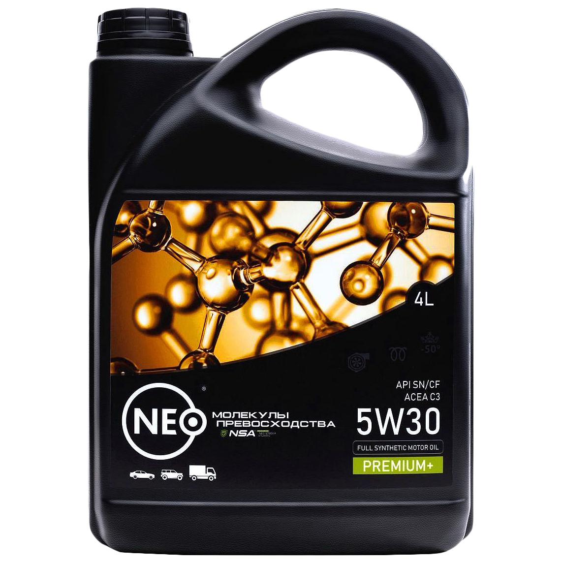 Моторное масло Neo Revolution 5W30 SN/CF С3 (4 л) синт.