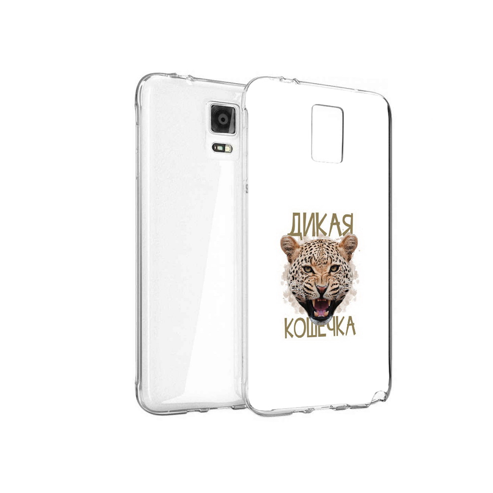 

Чехол MyPads Tocco для Samsung Galaxy Note 4 дикая кошечка, Прозрачный, Tocco