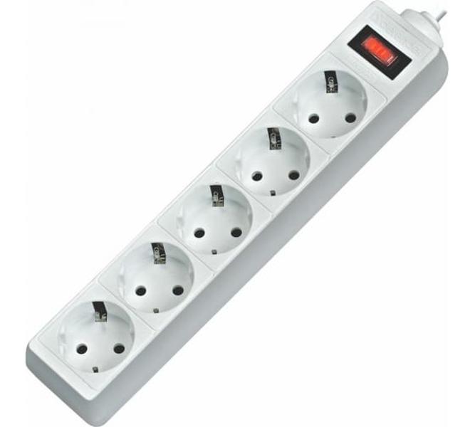 Сетевой фильтр Defender ES 18 18 м белый 5 розеток Surge Protector Defender ES 18 1 798₽