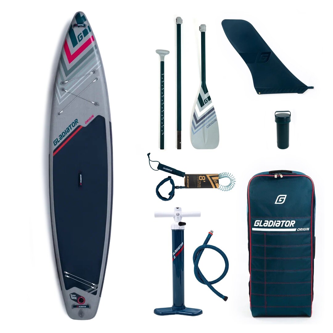 

SUP-борд Gladiator Origin 384x76x15 см gray/blue, Серый;синий;красный, Origin