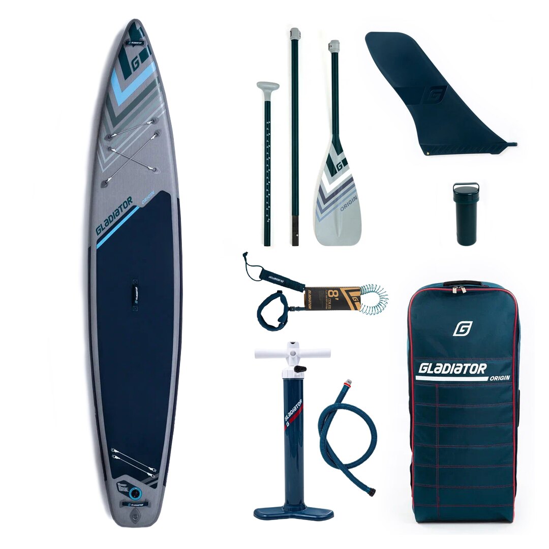 SUP-борд Gladiator Origin 384x81x15 см gray/blue