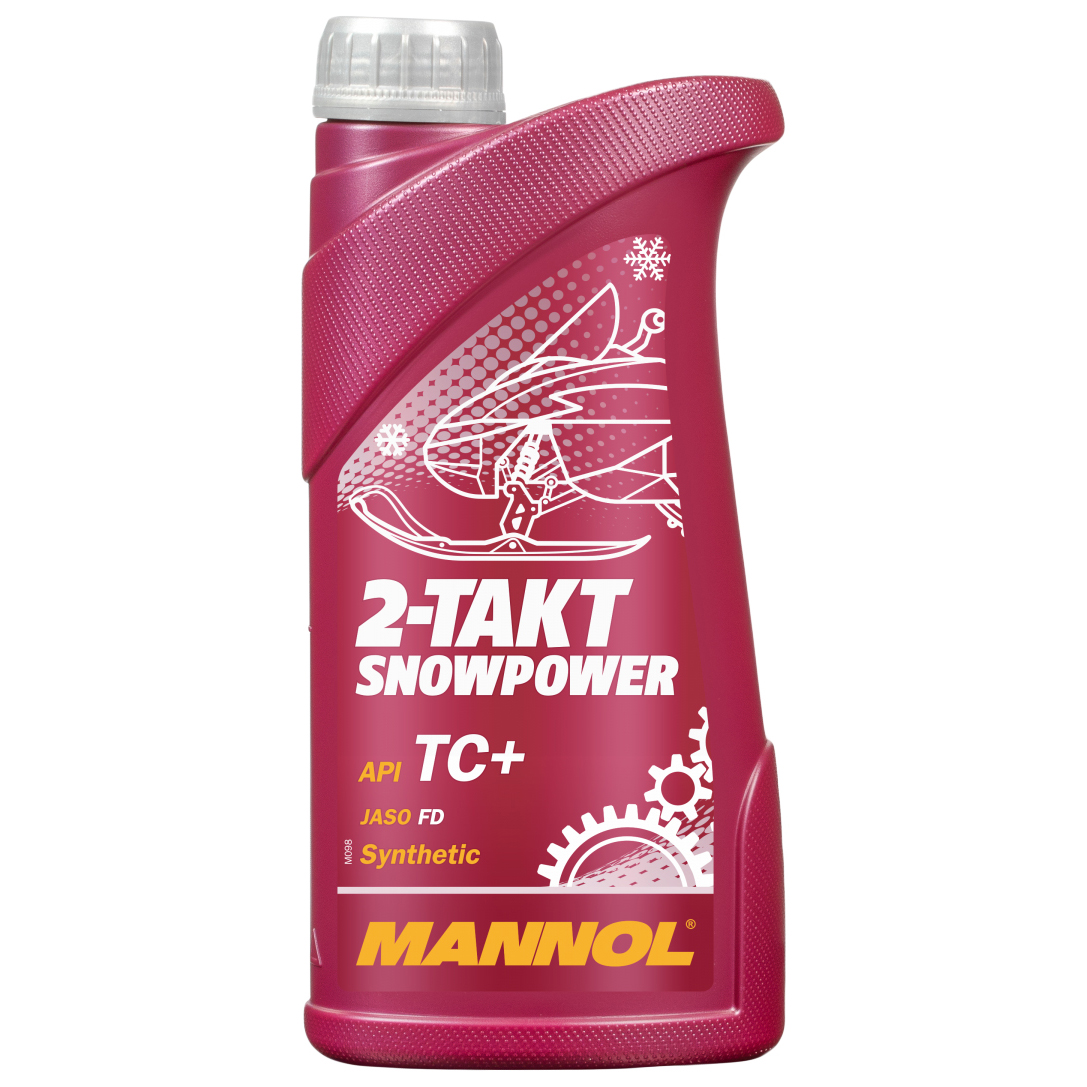 Моторное масло Mannol синтетическое 2-х тактное Snowpower TC TC+ 4л