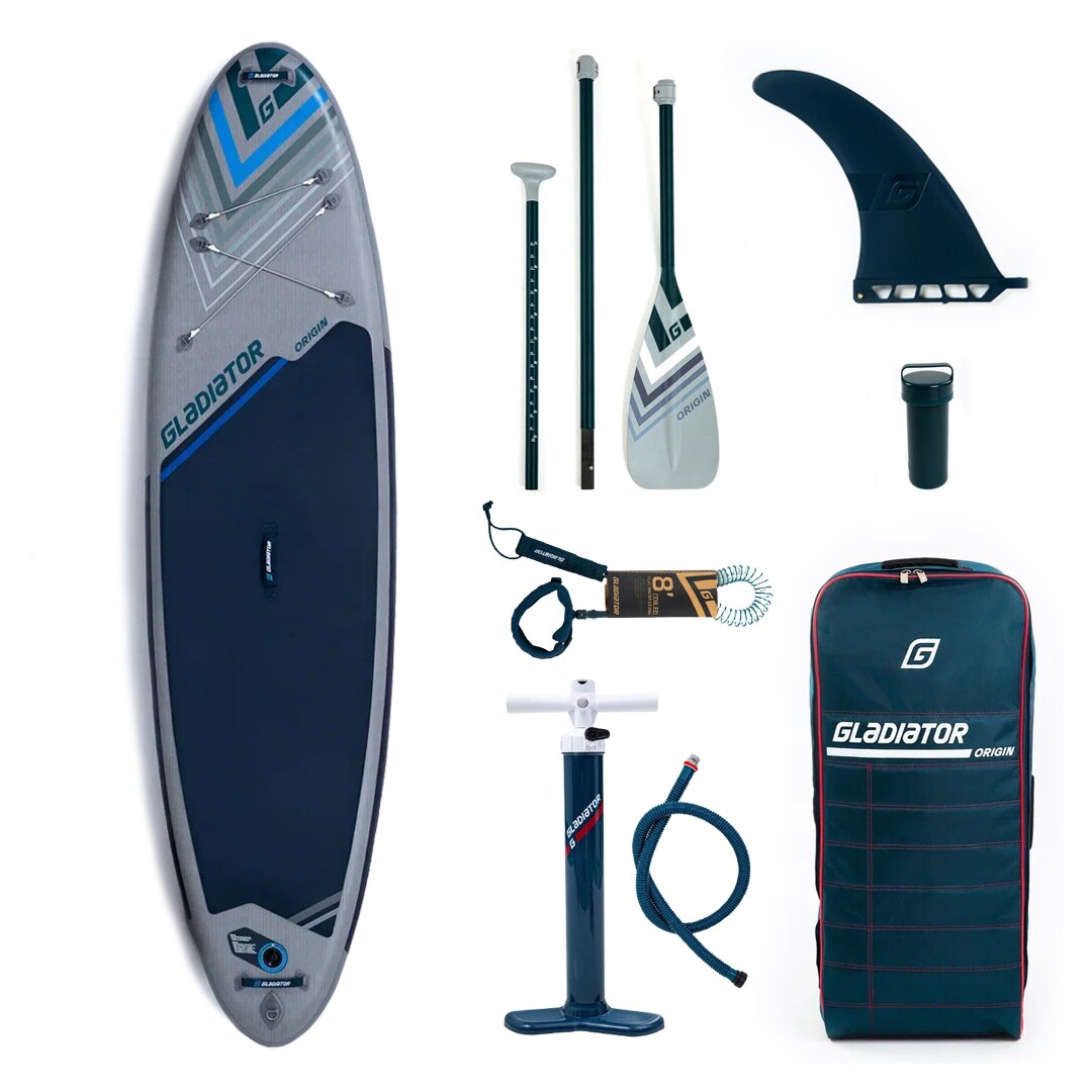 SUP-борд Gladiator Origin 10.8 329x86x15 см gray/blue
