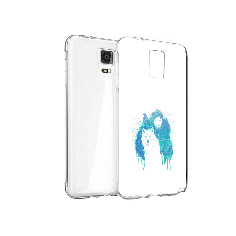 

Чехол MyPads Tocco для Samsung Galaxy Note 4 джон сноу, Прозрачный, Tocco