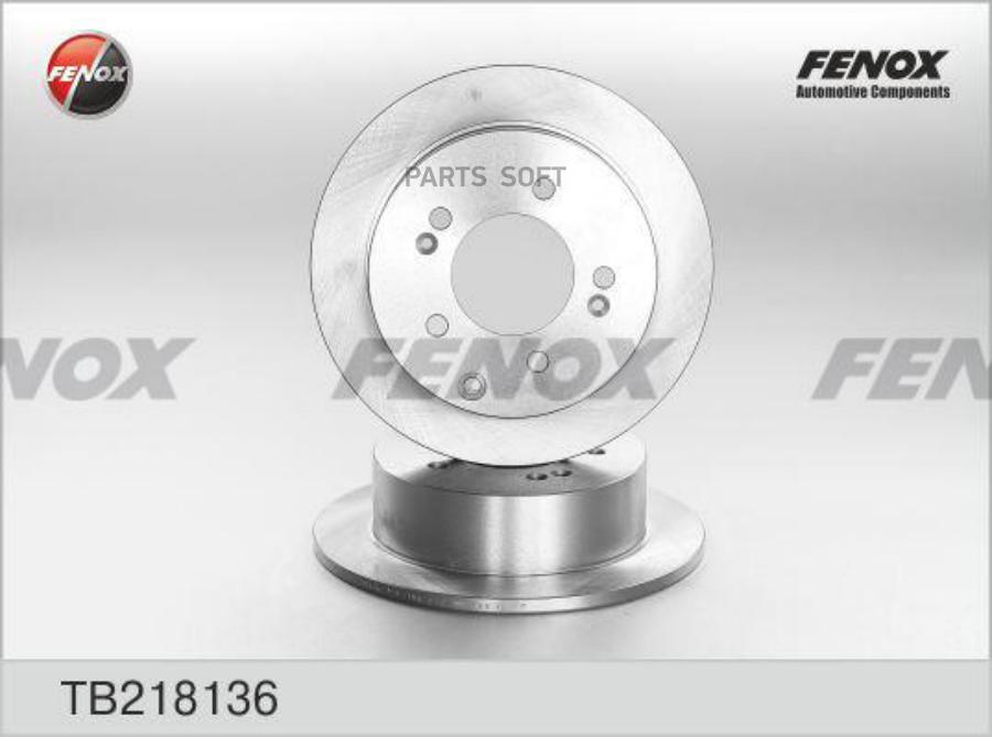

Диск Торм.Kia Soul 1.6, 09- Tb218136 FENOX арт. TB218136