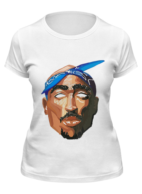 

Футболка женская Printio Тупак (2pac) белая 2XL, Белый, Тупак (2pac)