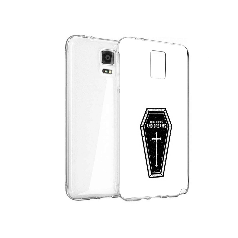 

Чехол MyPads Tocco для Samsung Galaxy Note 4 гроб с мечтами, Прозрачный, Tocco